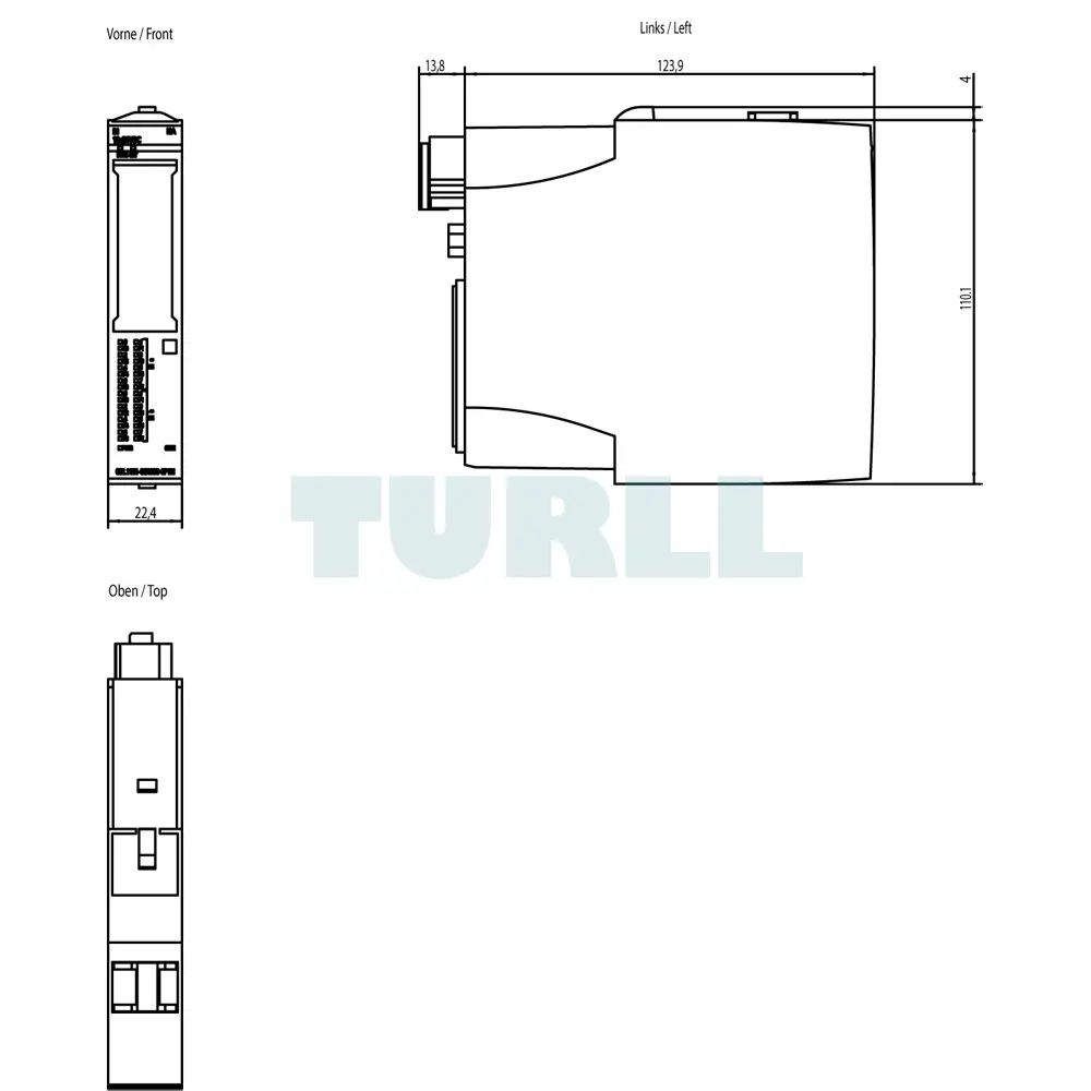 6DL1131-6DF00-0PK0 SIEMENS SIMATIC ET 200SP HA DI 8X24-125VDC Digital Input Module