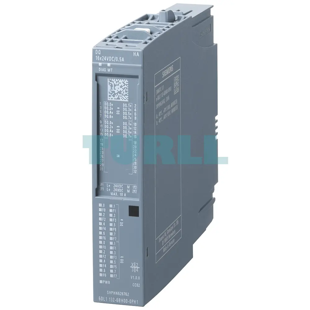 6DL1132-6BH00-0PH1 SIEMENS SIMATIC ET 200SP HA DQ 16X24VDC/0.5A Digital Output Module