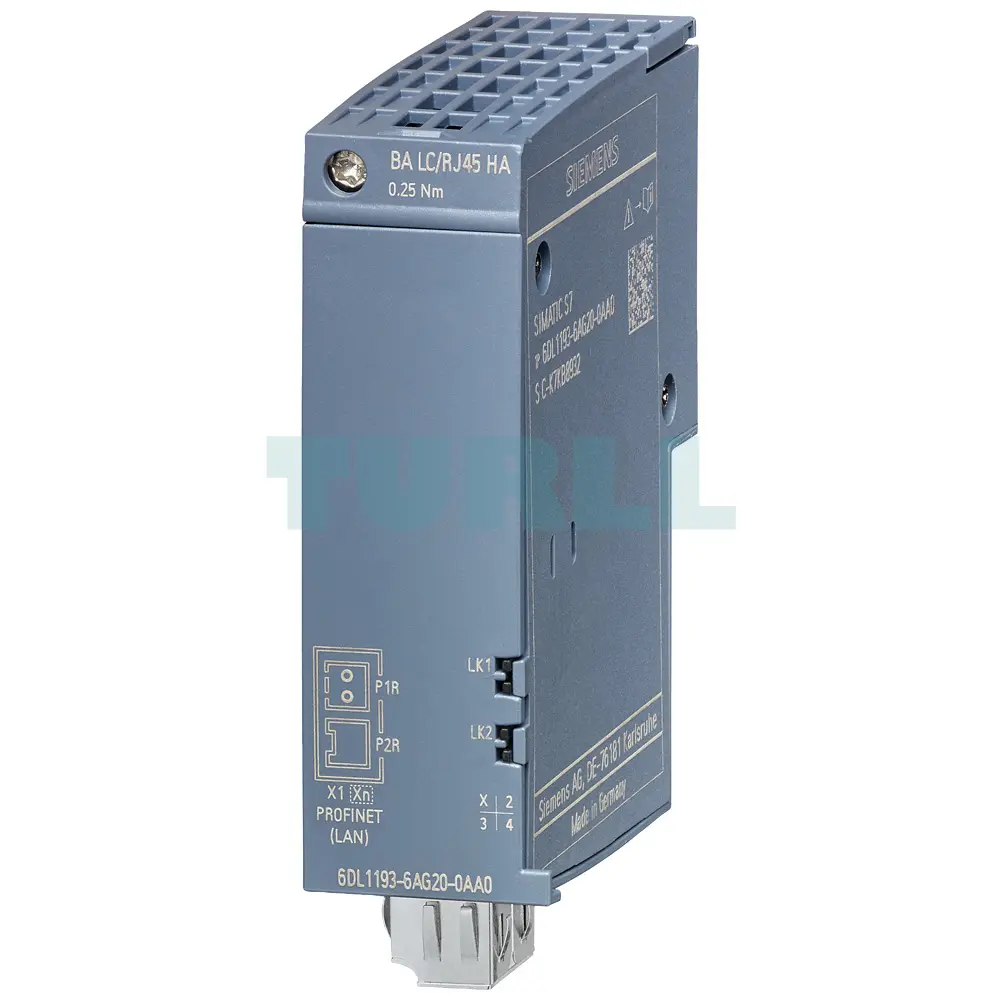 6DL1193-6AG20-0AA0 SIEMENS SIMATIC ET 200SP HA Bus Adapter BA LC/RJ45