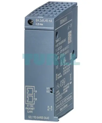 6DL1193-6AR00-0AA0 SIEMENS SIMATIC ET 200SP HA Bus Adapter BA 2xRJ45