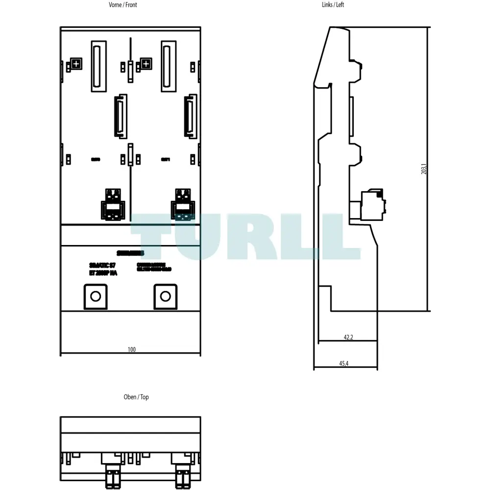 6DL1193-6BH00-0RM0 SIEMENS SIMATIC ET 200SP HA Carrier Module Redundant