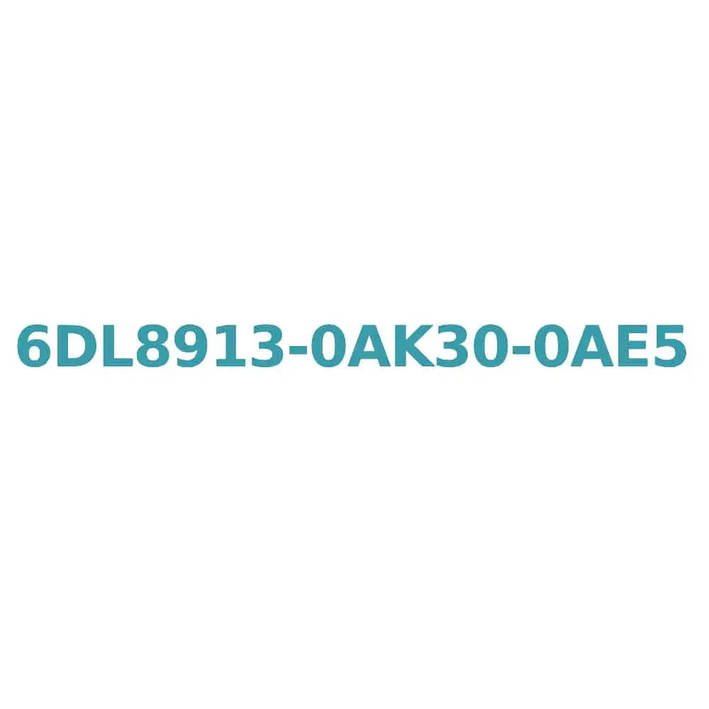 6DL8913-0AK30-0AE5 Siemens SIMIT Simulation Platform V10.3 Software Upgrade Original Brand New 1 6DL8913-0AK30-0AE5 Siemens SIMIT Simulation Platform V10.3 Software Upgrade