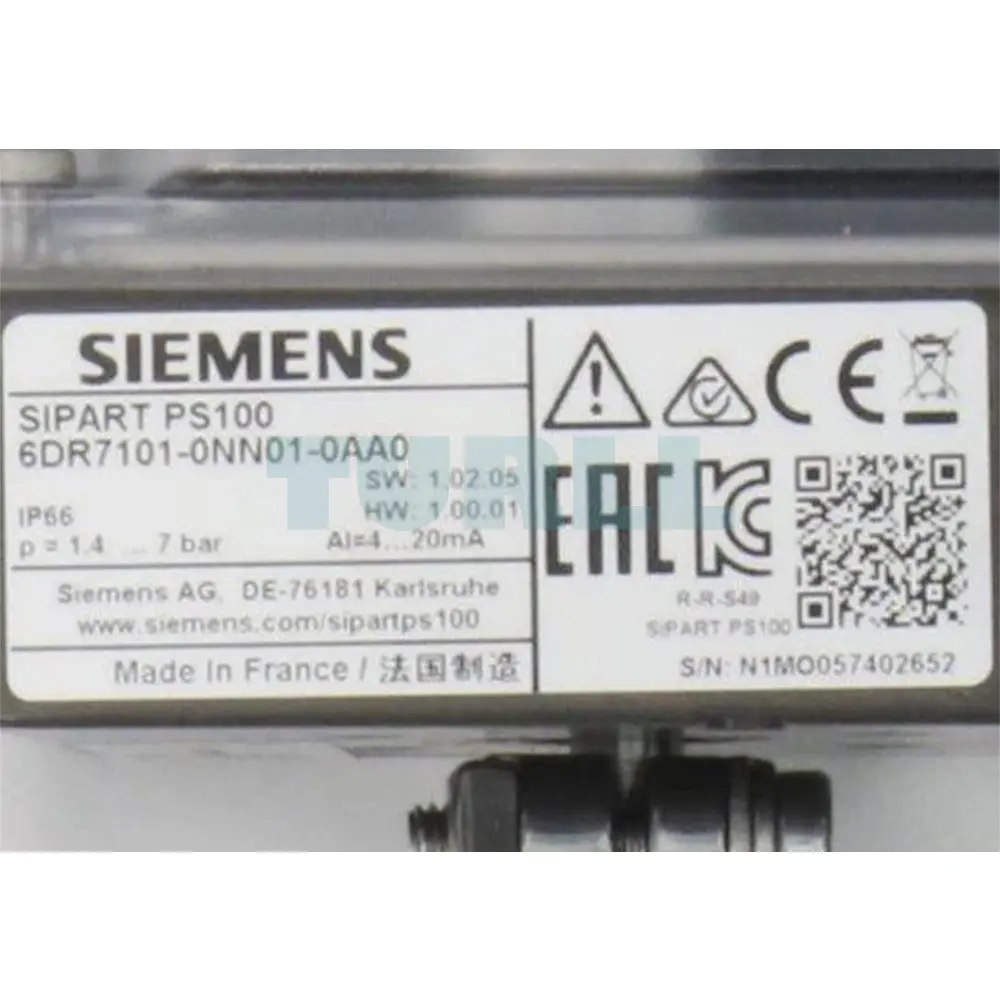 6DR7101-0NN01-0AA0 SIEMENS SIPART PS100 Positioner