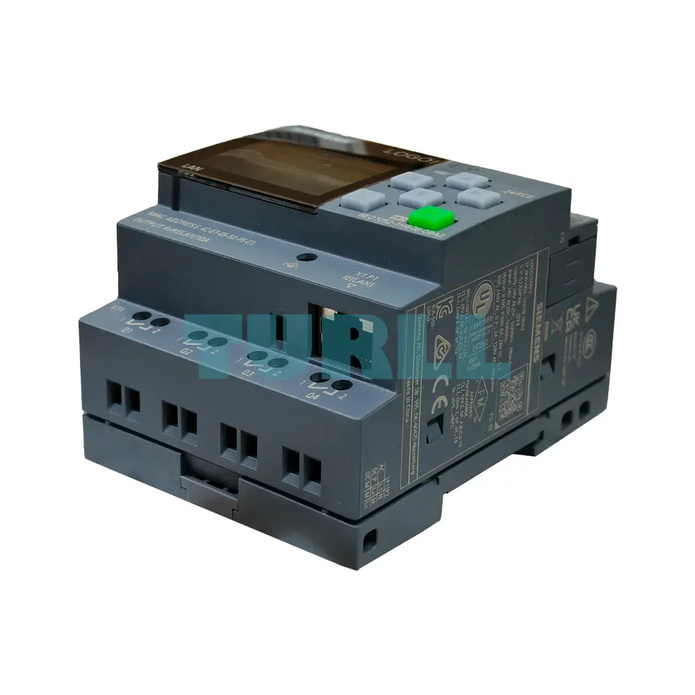 Siemens 6ED1052-1HB08-0BA2 LOGO! 24RCE Logic Module, 8 DI / 4 DO, Ethernet Original Brand New - Image 3