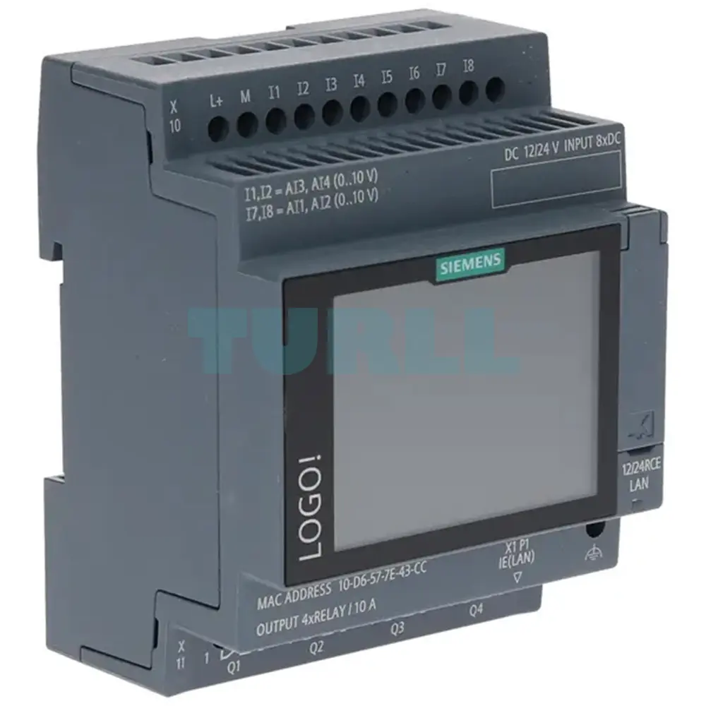 6ED1052-1MD08-0BA3 SIEMENS Exclusive LOGO! 12/24RCE Original Brand New 2 6ED1052-1MD08-0BA3 SIEMENS LOGO! 12/24RCE Logic Module
