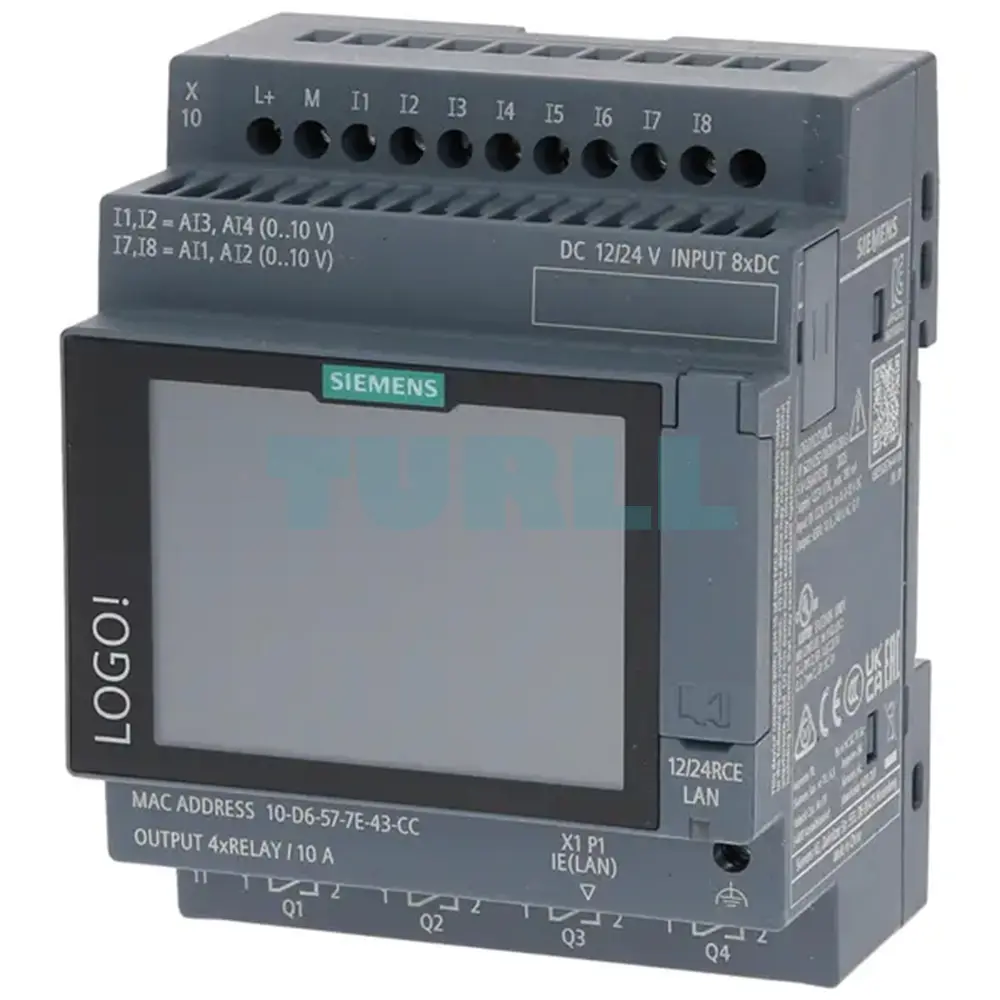 6ED1052-1MD08-0BA3 SIEMENS Exclusive LOGO! 12/24RCE Original Brand New 1 6ED1052-1MD08-0BA3 SIEMENS LOGO! 12/24RCE Logic Module