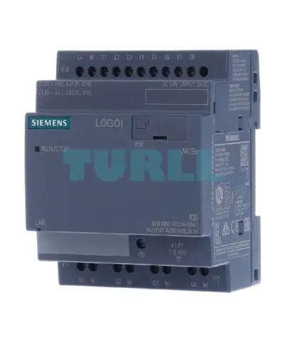Siemens 6ED1052-2CC08-0BA1 LOGO! 24CEo Logic Module, 24 V, 8 DI/4 DO, Modular