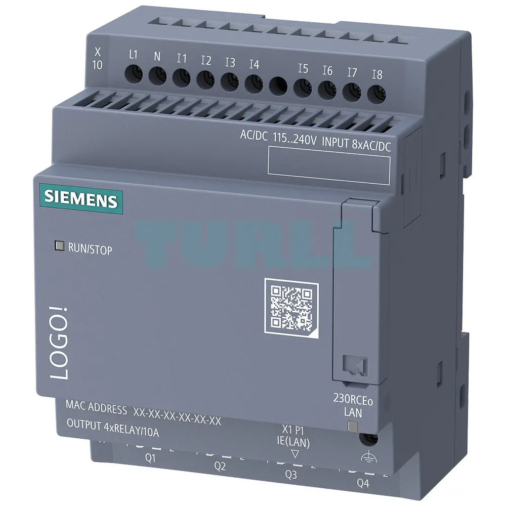 6ED1052-2FB08-0BA3 SIEMENS Exclusive LOGO! 230RCEo Original Brand New 1 6ED1052-2FB08-0BA3 SIEMENS LOGO! 230RCEo Logic Module