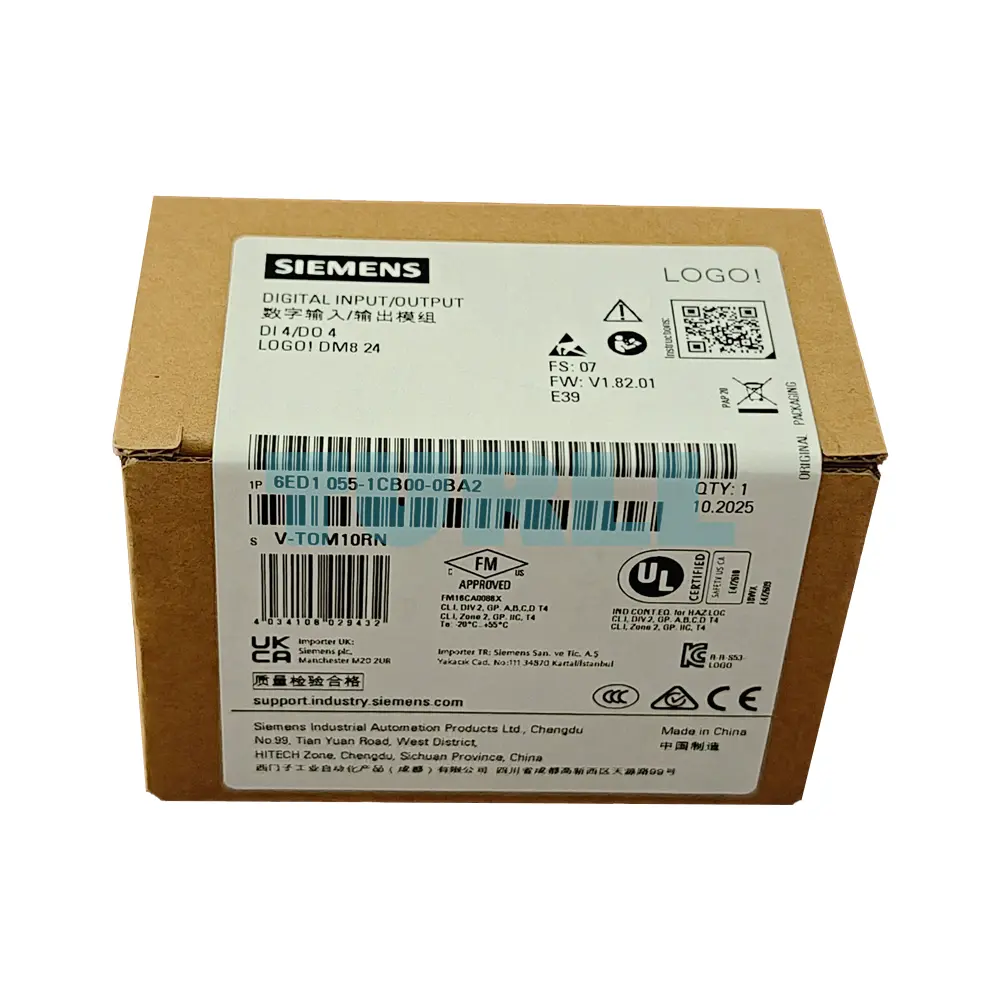 Siemens 6ED1055-1CB00-0BA2 LOGO! DM8 24 Expansion Module, 4 Digital Inputs, 4 Digital Outputs Original Brand New - Image 6