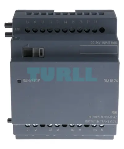 Siemens 6ED1055-1CB10-0BA2 LOGO! DM16 24 Expansion Module, 24V DC, 8 DI / 8 DO, 4 MW Original Brand New