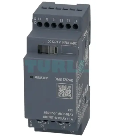 6ED1055-1MB00-0BA3 SIEMENS LOGO! DM8 12/24R Expansion Module