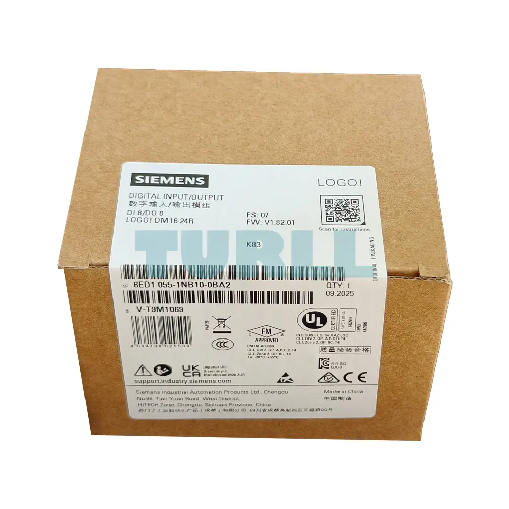 Siemens 6ED1055-1NB10-0BA2 LOGO! DM16 24R, Expansion Module, 8 DI / 8 DO, 24 V DC Original Brand New 6 Siemens 6ED1055-1NB10-0BA2 LOGO! DM16 24R, Expansion Module, 8 DI / 8 DO, 24 V DC Original Brand New - Image 6