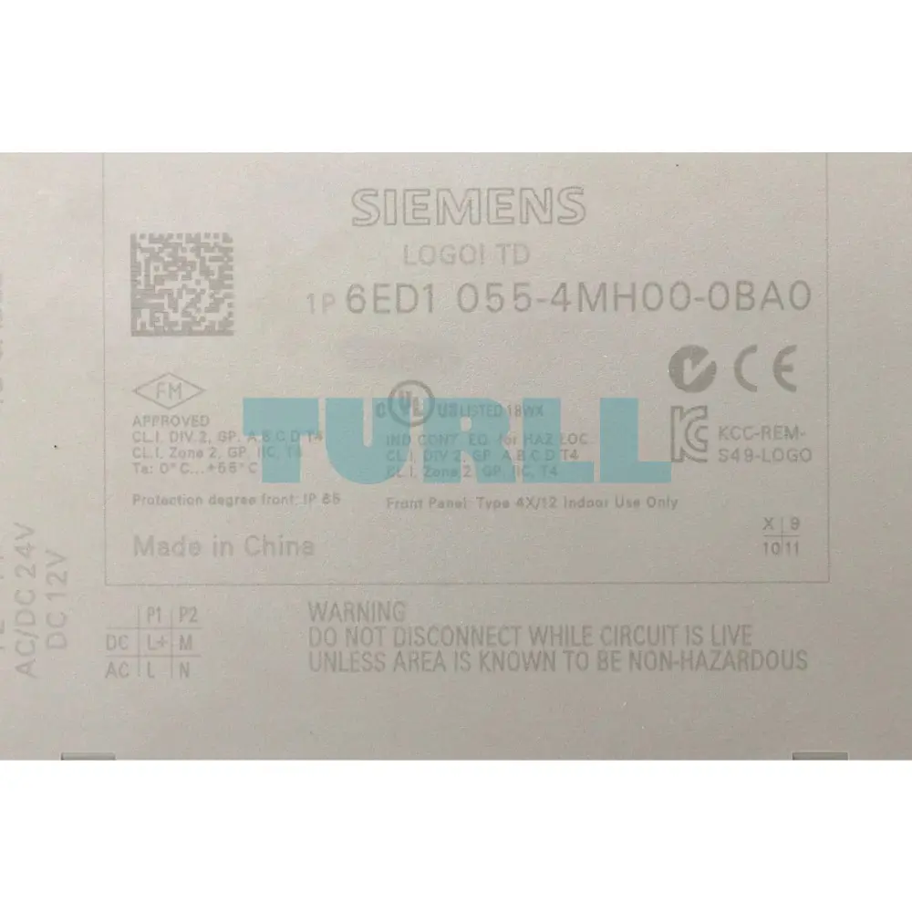 6ED1055-4MH00-0BA0 Siemens LOGO Text Display Original Brand New 2 6ED1055-4MH00-0BA0 Siemens LOGO Text Display Original Brand New - Image 2