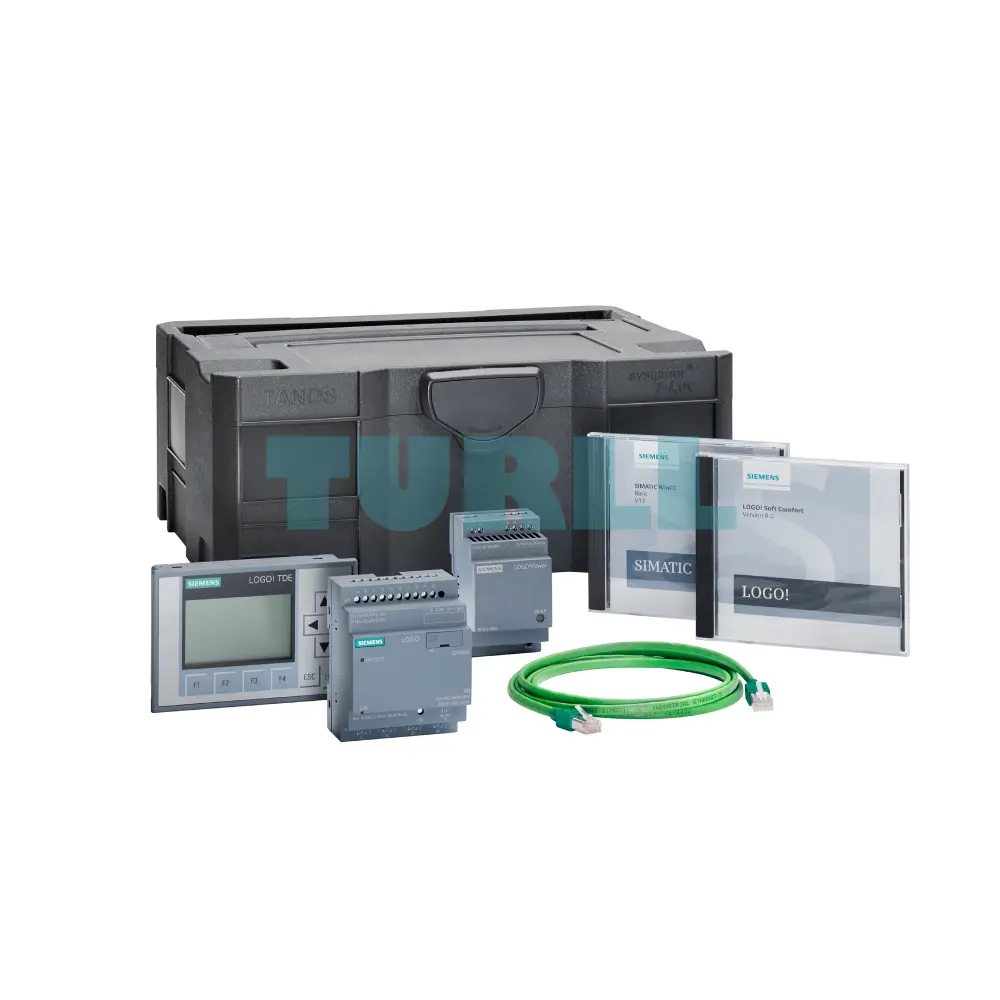 Siemens 6ED1057-3BA11-0AA8 LOGO! TD Starter Kit 12/24 V8.3 with LOGO! Soft Comfort & WinCC Basic