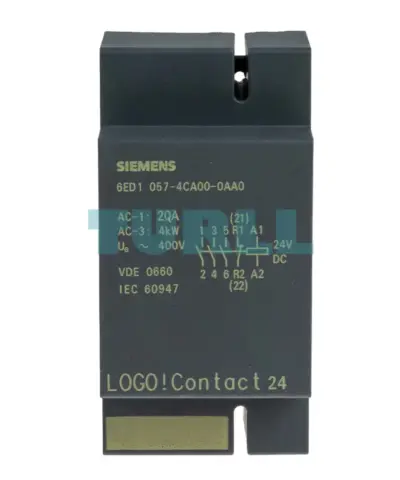 Siemens 6ED1057-4CA00-0AA0 LOGO! Contact 24 Switching Module, 24V DC, 20A, 3NO + 1NC