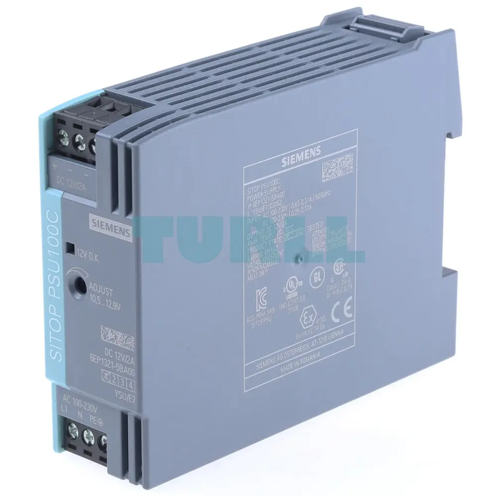 6EP1321-5BA00 SIEMENS SITOP PSU100C 12 V/2 A stabilized power supply Original Brand New 1 6EP1321-5BA00 SIEMENS SITOP PSU100C 12 V/2 A stabilized power supply Original Brand New