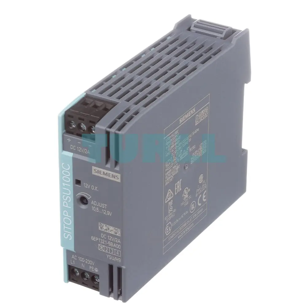 6EP1321-5BA00 SIEMENS SITOP PSU100C 12 V/2 A stabilized power supply Original Brand New 6 6EP1321-5BA00 SIEMENS SITOP PSU100C 12 V/2 A stabilized power supply Original Brand New - Image 6