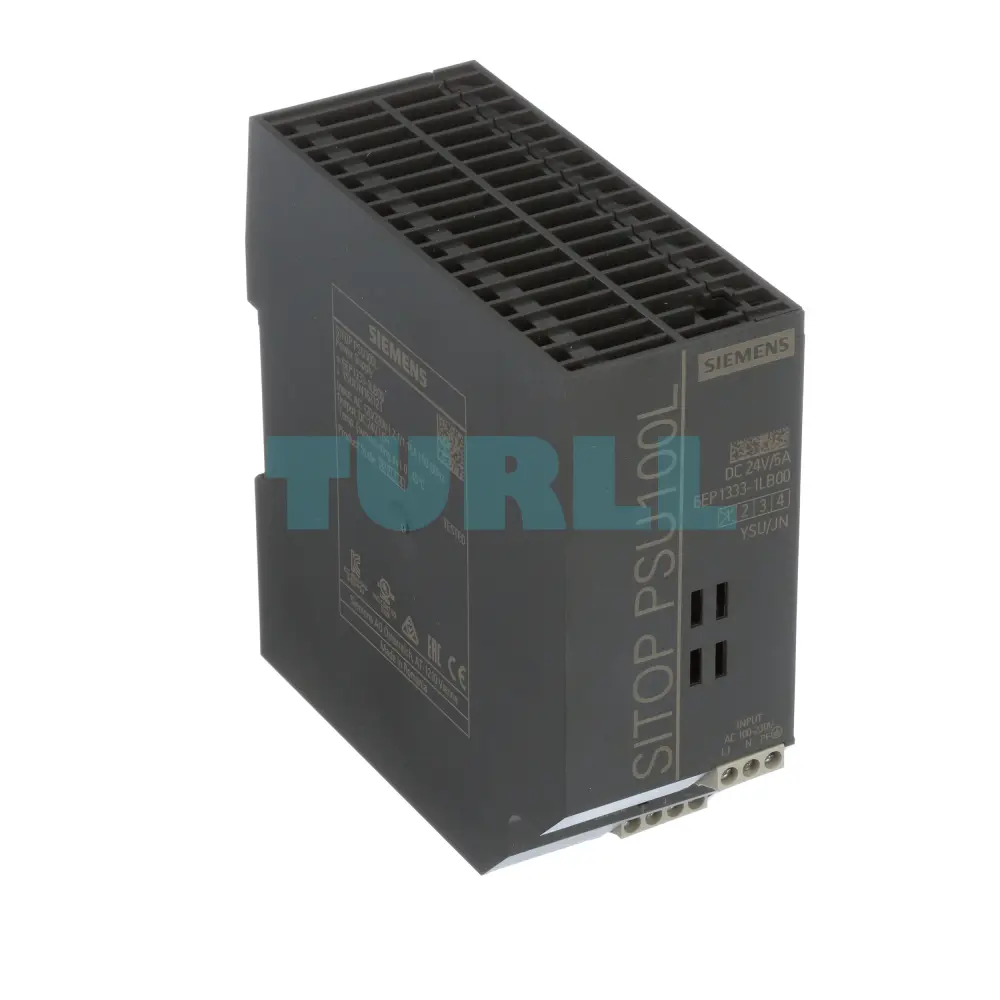 Siemens 6EP1333-1LB00 SITOP PSU100L Stabilized Power Supply 24V DC, 5A Original Brand New 4 Siemens 6EP1333-1LB00 SITOP PSU100L Stabilized Power Supply 24V DC, 5A