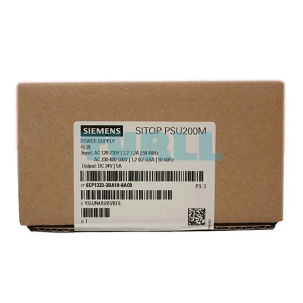 Siemens 6EP1333-3BA10 SITOP PSU200M Stabilized Power Supply 24 V DC/5 A