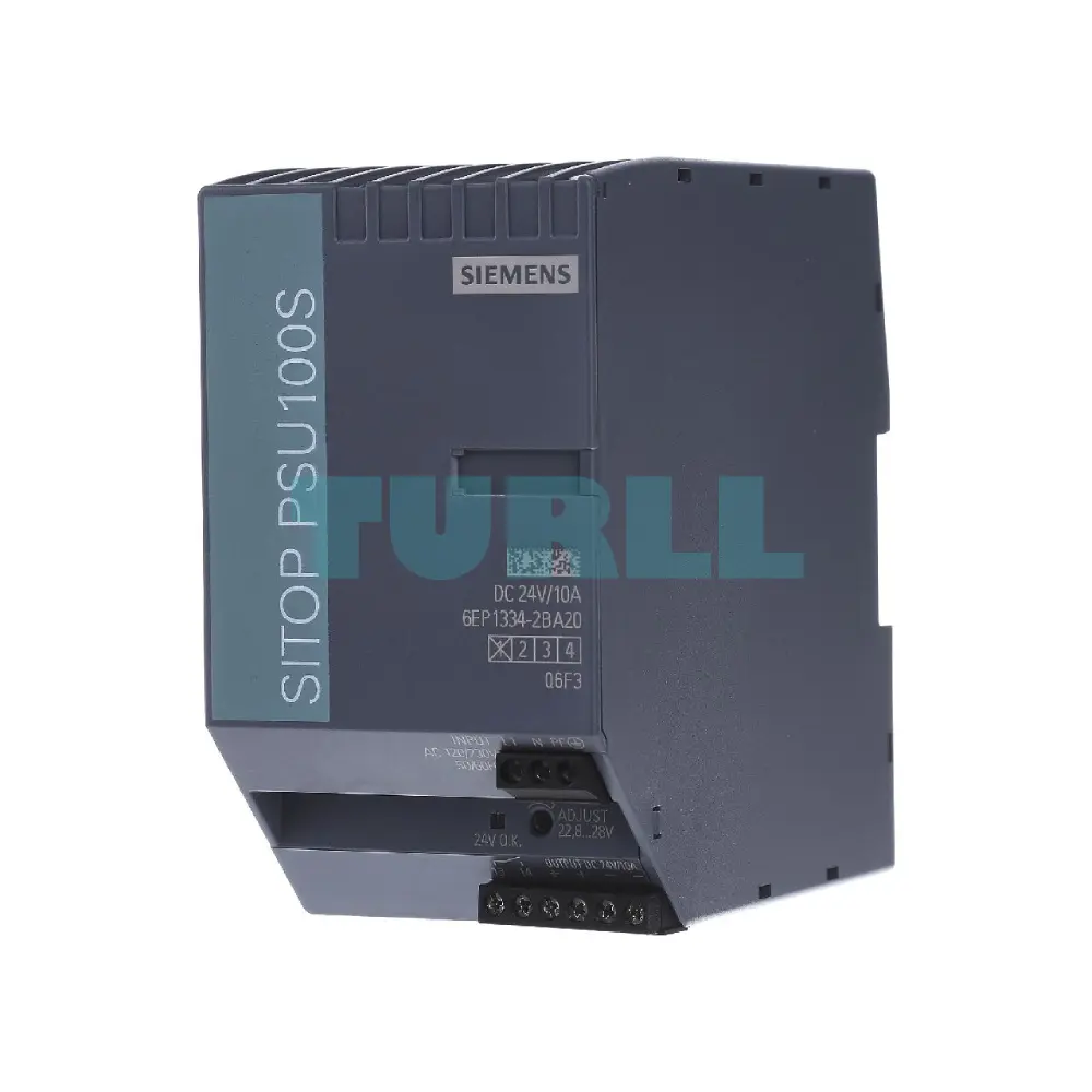 Siemens 6EP1334-2BA20 SITOP PSU100S 24 V DC / 10 A Stabilized Power Supply Original Brand New 1 Siemens 6EP1334-2BA20 SITOP PSU100S 24 V DC / 10 A Stabilized Power Supply