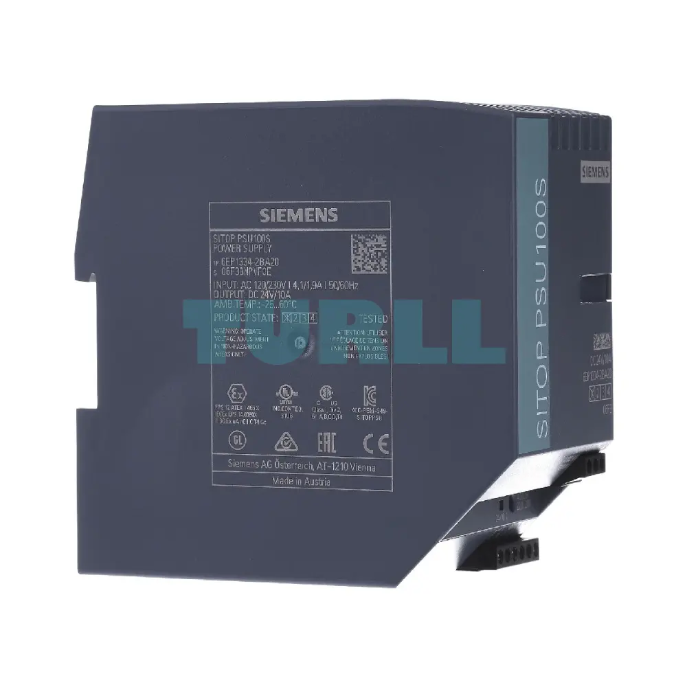 Siemens 6EP1334-2BA20 SITOP PSU100S 24 V DC / 10 A Stabilized Power Supply Original Brand New 3 Siemens 6EP1334-2BA20 SITOP PSU100S 24 V DC / 10 A Stabilized Power Supply