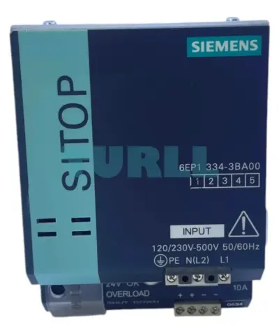 Siemens 6EP1334-3BA00 SITOP PSU200M Stabilized Power Supply 24V DC, 10A