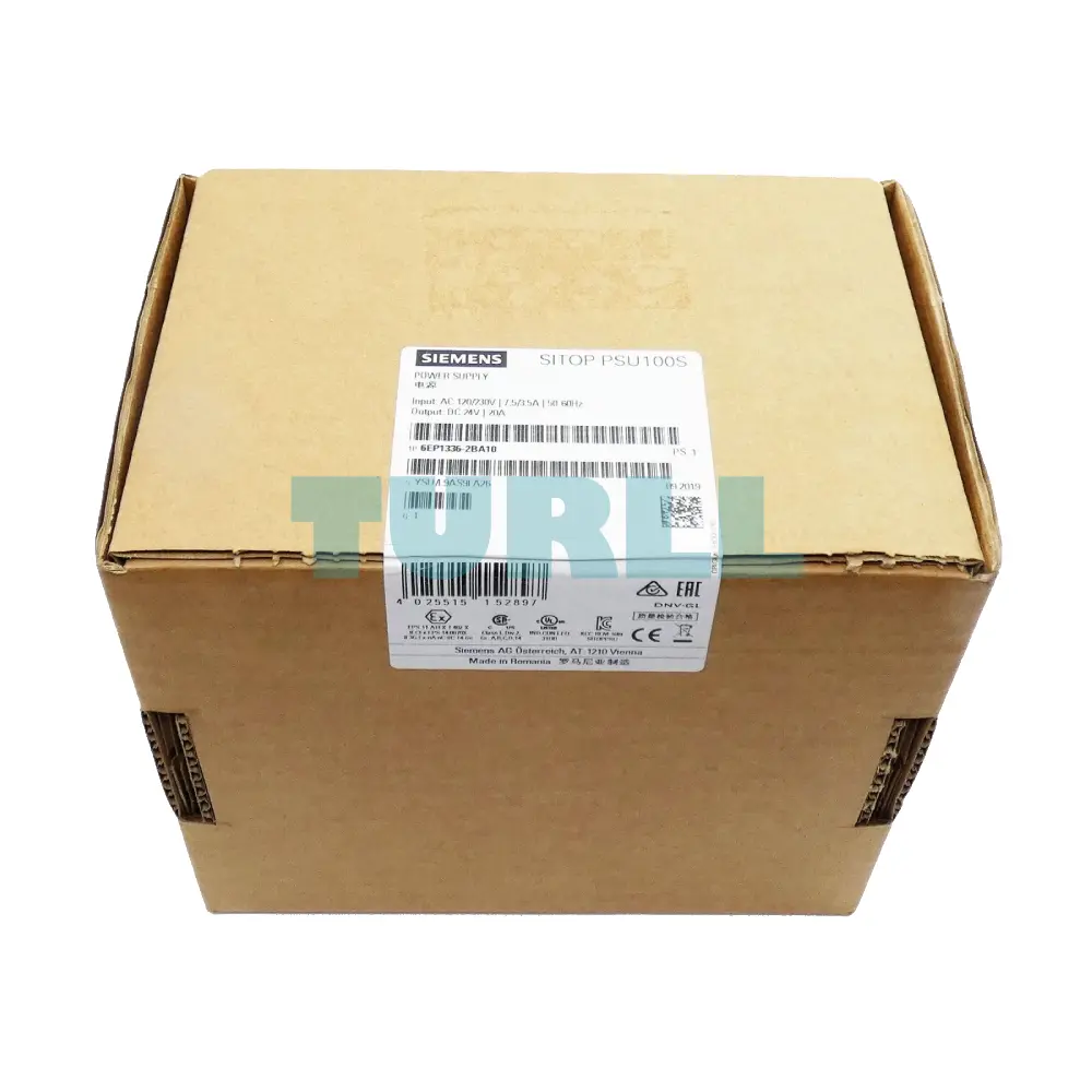 Siemens 6EP1336-2BA10 SITOP PSU100S Stabilized Power Supply 24V DC, 20A Original Brand New 6 Siemens 6EP1336-2BA10 SITOP PSU100S Stabilized Power Supply 24V DC, 20A