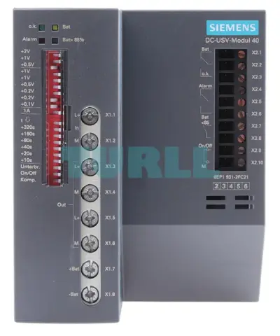 6EP1931-2FC21 SIEMENS SITOP DC UPS module 24 V/40 A uninterruptible power supply without interface Original Brand New