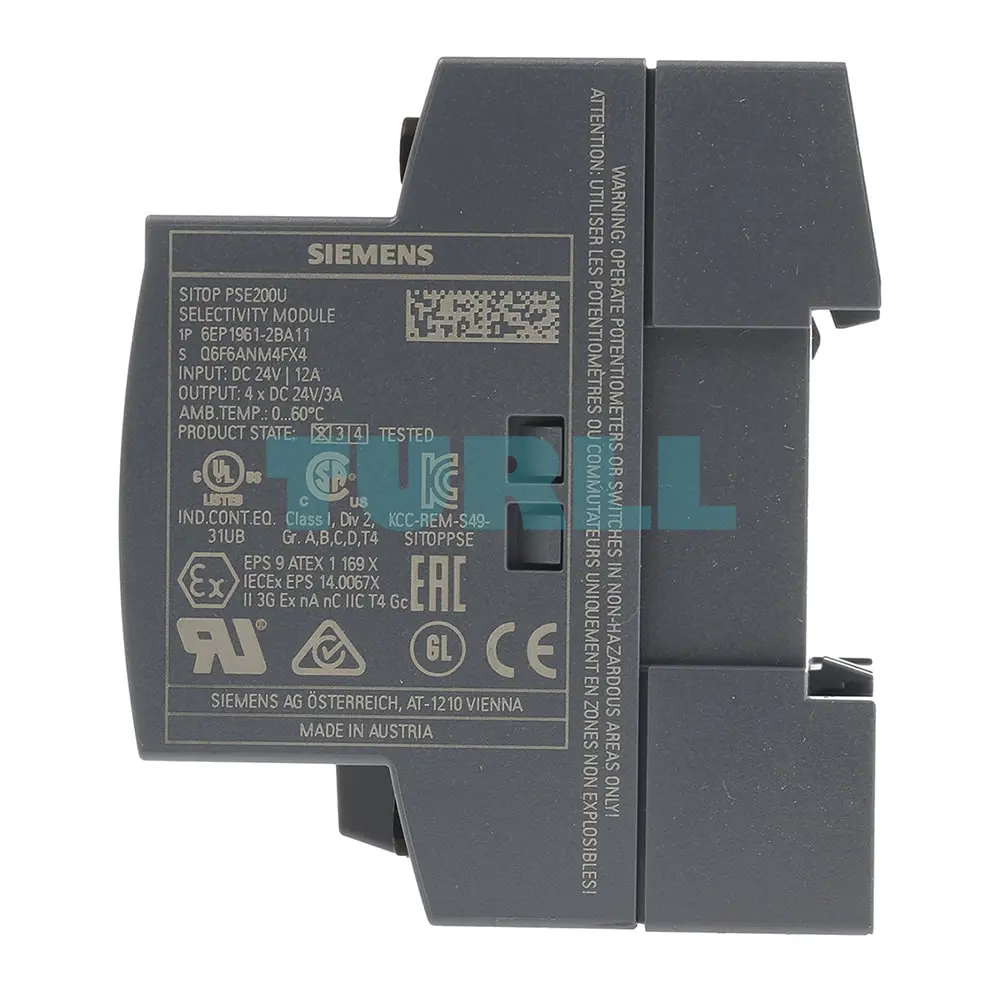 6EP1961-2BA11 SIEMENS SITOP PSE200U 3 A selectivity module 4-channel Original Brand New 4 6EP1961-2BA11 SIEMENS SITOP PSE200U 3 A selectivity module 4-channel Original Brand New - Image 4