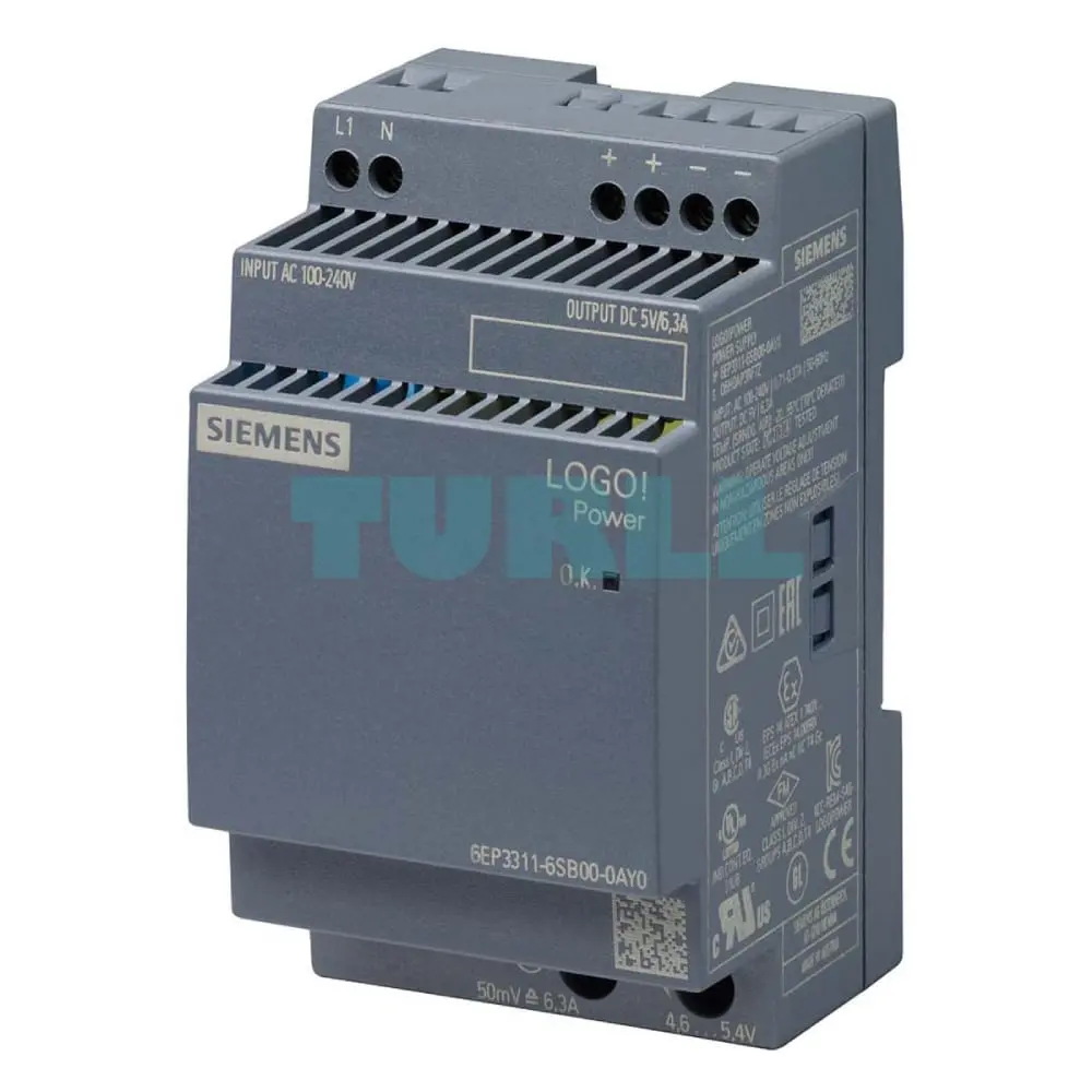 6EP3311-6SB00-0AY0 Siemens LOGO!POWER Original Brand New 1 6EP3311-6SB00-0AY0 Siemens LOGO!POWER