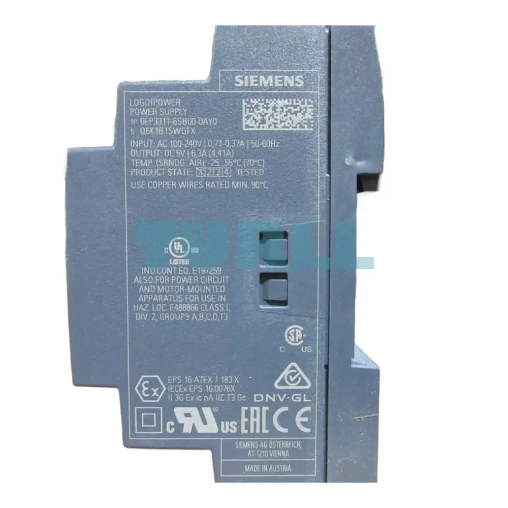 6EP3311-6SB00-0AY0 Siemens LOGO!POWER Original Brand New 2 6EP3311-6SB00-0AY0 Siemens LOGO!POWER
