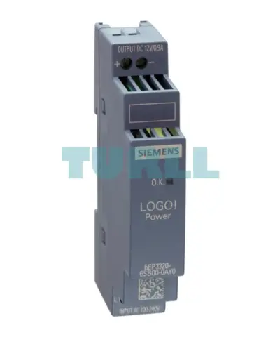 Siemens 6EP3320-6SB00-0AY0 LOGO!POWER 12V / 0.9A Stabilized Power Supply