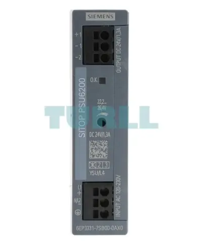 6EP3331-7SB00-0AX0 SIEMENS SITOP PSU6200 24 V/1.3 A stabilized power supply Original Brand New