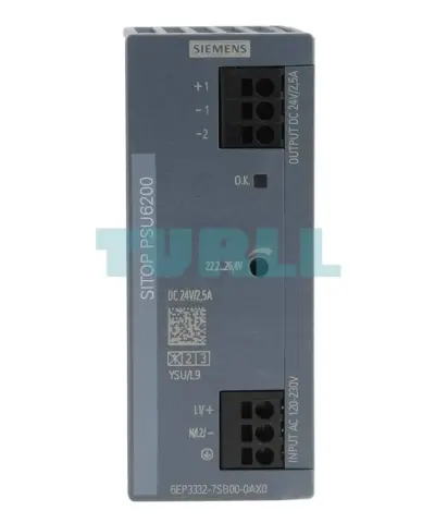 6EP3332-7SB00-0AX0 SIEMENS SITOP PSU6200 24 V/2.5 A stabilized power supply Original Brand New