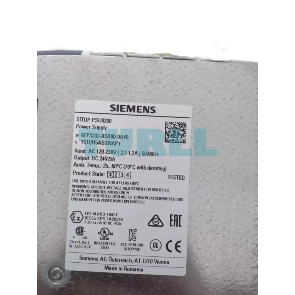 6EP3333-8SB00-0AY0 Siemens SITOP PSU8200 Original Brand New 4 6EP3333-8SB00-0AY0 Siemens SITOP PSU8200 Original Brand New - Image 4