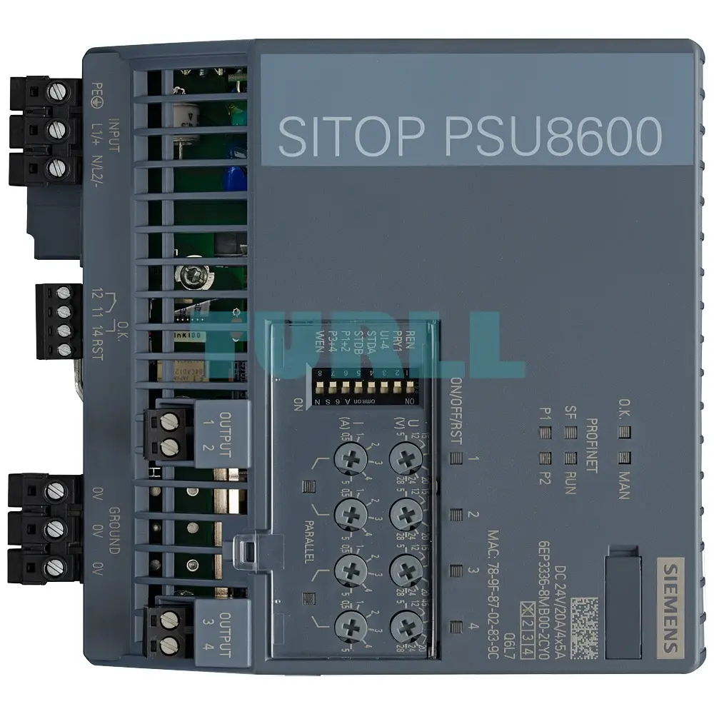 6EP3336-8MB00-2CY0 SIEMENS SITOP PSU8600 1AC 20 A/4x5 A PN stabilized power supply Original Brand New 2 6EP3336-8MB00-2CY0 SIEMENS SITOP PSU8600 1AC 20 A/4x5 A PN stabilized power supply Original Brand New - Image 2