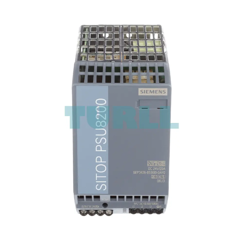 Siemens 6EP3436-8SB00-0AY0 SITOP PSU8200 Stabilized Power Supply, 3-Phase, 24V DC, 20A Original Brand New 1 Siemens 6EP3436-8SB00-0AY0 SITOP PSU8200 Stabilized Power Supply, 3-Phase, 24V DC, 20A