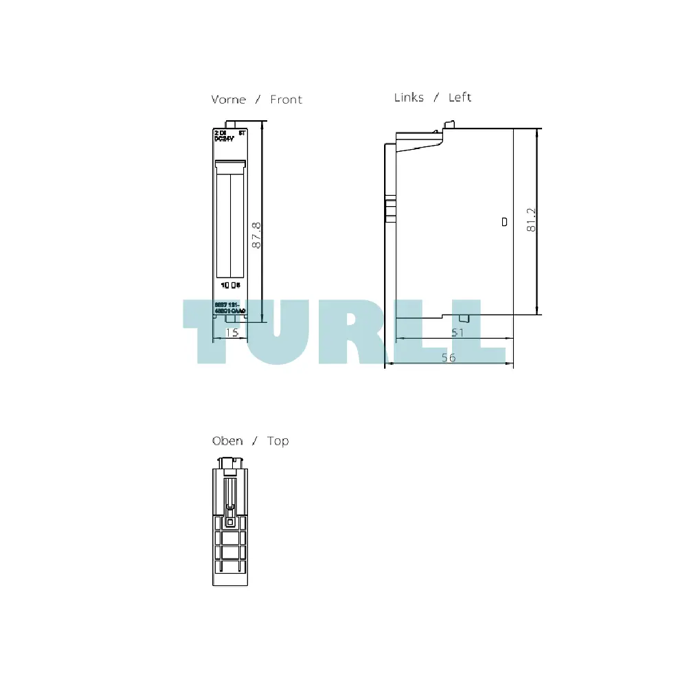 Siemens 6ES7131-4BB01-0AA0 SIMATIC DP ET 200S Digital Input Module, 2 DI 24V DC
