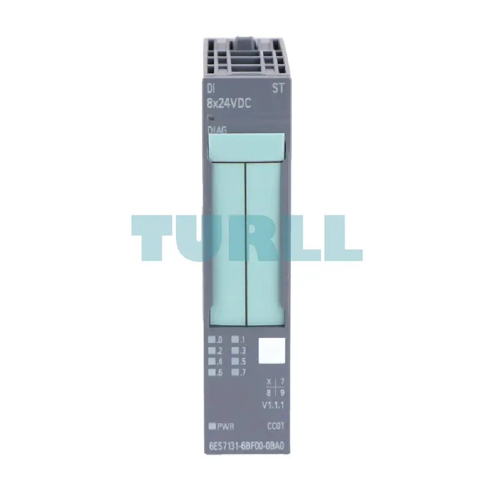 Siemens 6ES7131-6BF00-0BA0 SIMATIC ET 200SP, Digital Input Module, DI 8x 24V DC Original Brand New 1 Siemens 6ES7131-6BF00-0BA0 SIMATIC ET 200SP, Digital Input Module, DI 8x 24V DC