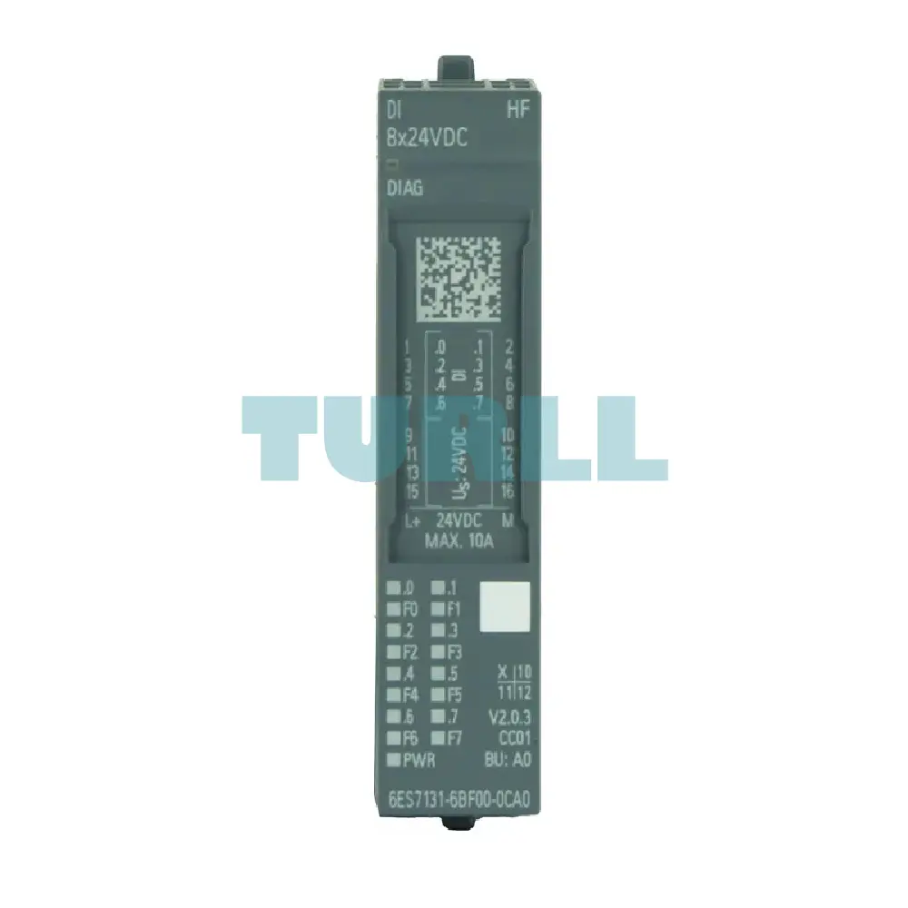 Siemens 6ES7131-6BF00-0CA0 SIMATIC ET 200SP Digital Input Module, DI 8x24V DC Original Brand New 1 Siemens 6ES7131-6BF00-0CA0 SIMATIC ET 200SP Digital Input Module, DI 8x24V DC