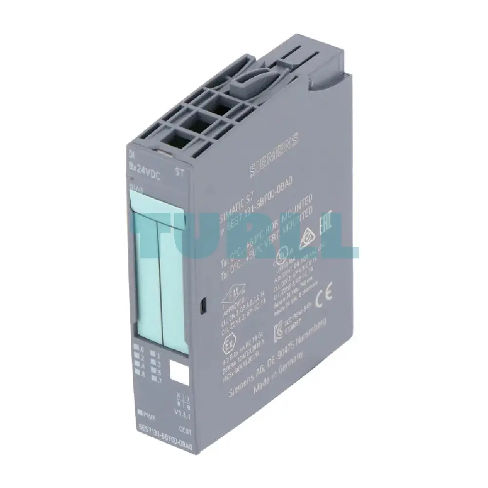 Siemens 6ES7131-6BF00-0DA0 SIMATIC ET 200SP, Digital Input Module, DI 8x 24V DC Original Brand New 2 Siemens 6ES7131-6BF00-0DA0 SIMATIC ET 200SP, Digital Input Module, DI 8x 24V DC