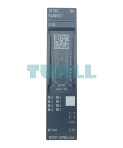 Siemens 6ES7131-6BF60-0AA0 SIMATIC ET 200SP, Digital Input Module, DI 8x 24V DC