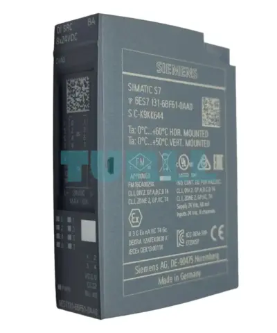 Siemens 6ES7131-6BF61-0AA0 SIMATIC ET 200SP, Digital Input Module, DI 8x 24V DC SRC BA Original Brand New