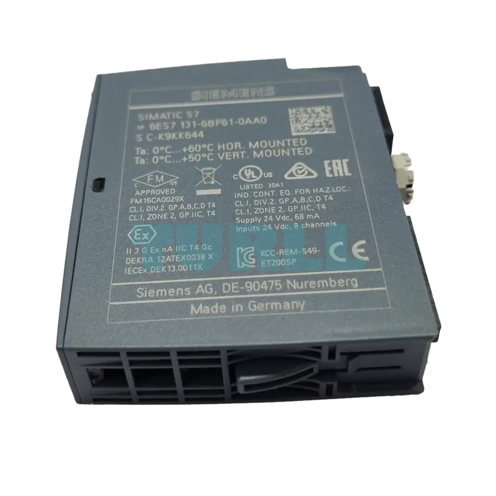 Siemens 6ES7131-6BF61-0AA0 SIMATIC ET 200SP, Digital Input Module, DI 8x 24V DC SRC BA Original Brand New 2 Siemens 6ES7131-6BF61-0AA0 SIMATIC ET 200SP, Digital Input Module, DI 8x 24V DC SRC BA Original Brand New - Image 2