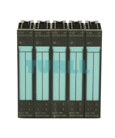 Siemens 6ES7132-4BD00-0AB0 SIMATIC DP ET 200S Digital Output Module, 4 DO High Feature, 24V DC/0.5A