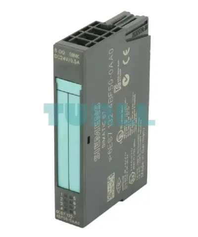 Siemens 6ES7132-4BF50-0AA0 SIMATIC ET 200S Digital Output Module, 8 DO Sink, 24V DC