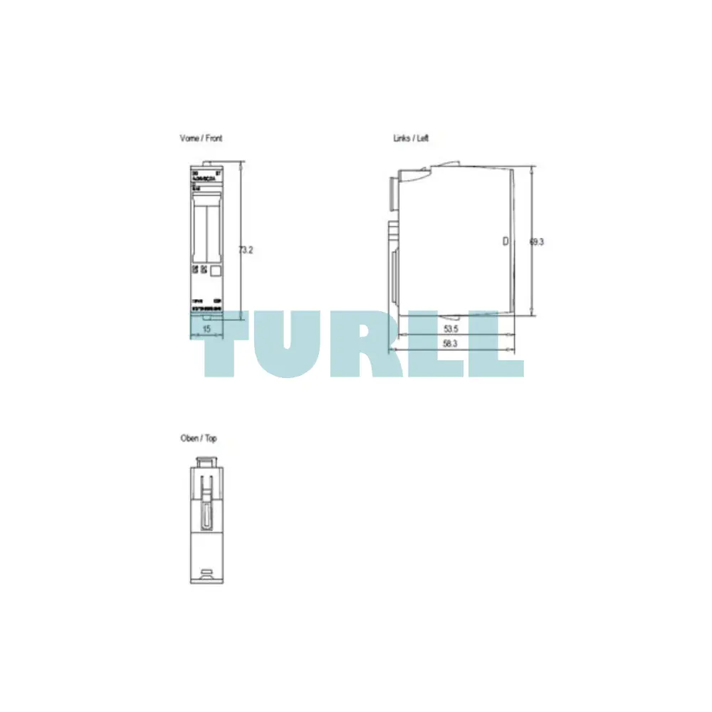 Siemens 6ES7132-6BD20-0BA0 SIMATIC ET 200SP, Digital Output Module, DQ 4x 24VDC/2A Standard