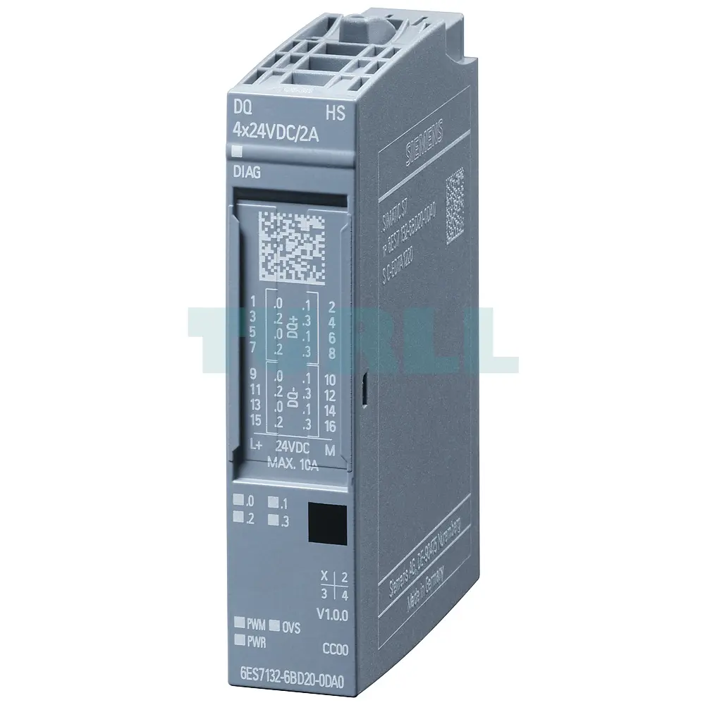 6ES7132-6BD20-0DA0 Siemens SIMATIC ET 200SP Digital Output Module Original Brand New 1 6ES7132-6BD20-0DA0 Siemens SIMATIC ET 200SP Digital Output Module