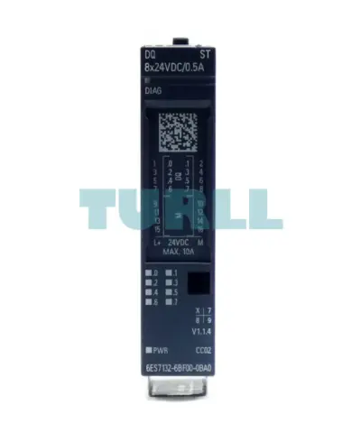 Siemens 6ES7132-6BF00-0BA0 SIMATIC ET 200SP Digital Output Module DQ 8x24VDC/0.5A Standard