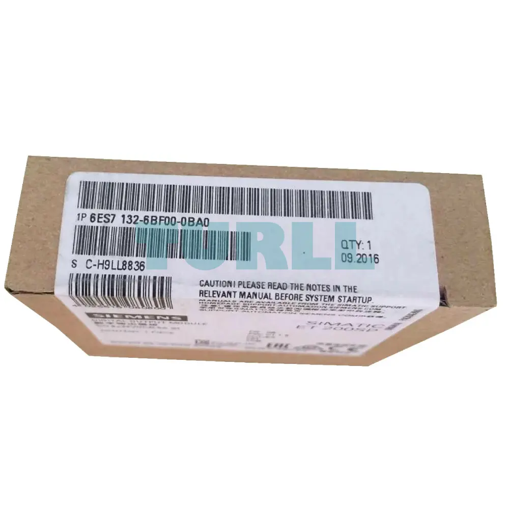 Siemens 6ES7132-6BF00-0BA0 SIMATIC ET 200SP Digital Output Module DQ 8x24VDC/0.5A Standard Original Brand New 2 Siemens 6ES7132-6BF00-0BA0 SIMATIC ET 200SP Digital Output Module DQ 8x24VDC/0.5A Standard